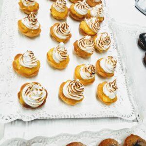 Mini pastís de merenga de llimona