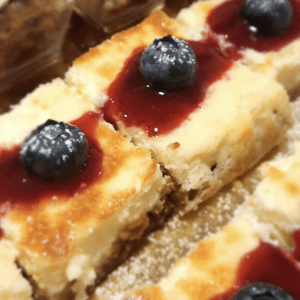 Mini pastís de formatge amb fruits vermells