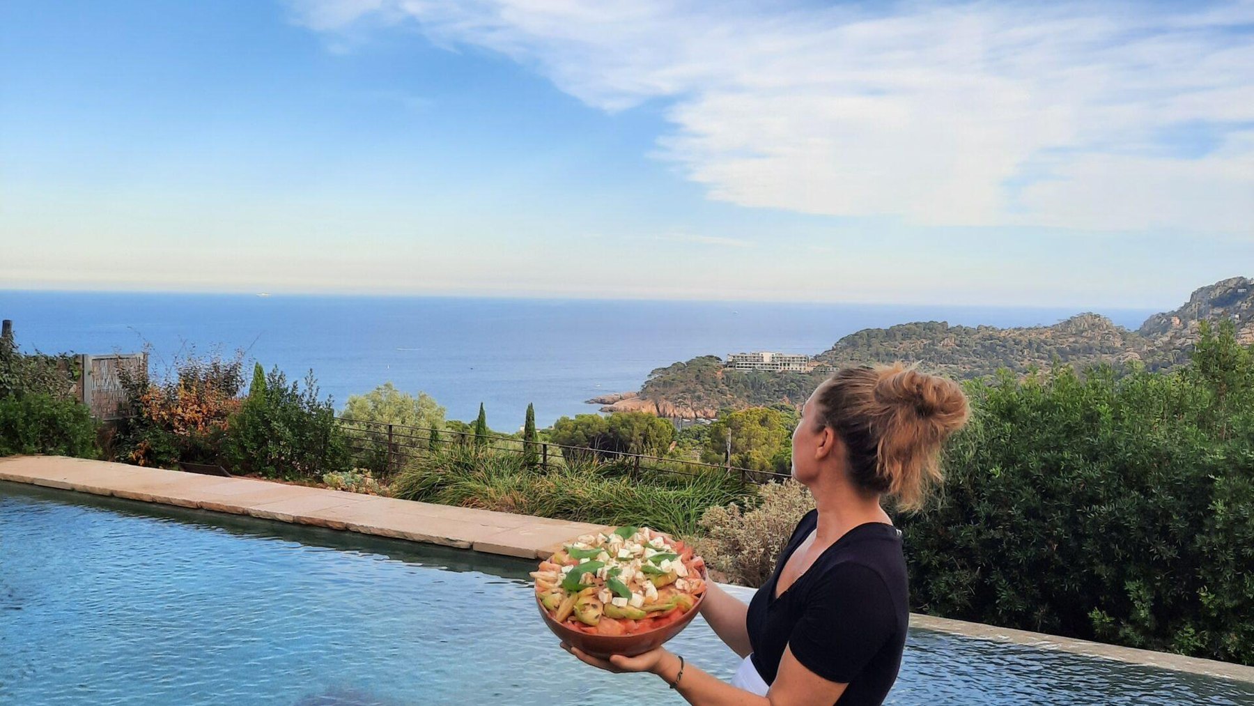Service traiteur en villa privée avec vue mer, près de Barcelone