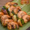 Brochettes de gambas grillées